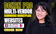 build wordpress multi vendor ecommerce website by dokan pro marketplace website