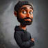 design premium caricature character