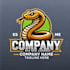 do make snake mascot logo design with express delivery