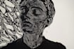 create a portrait print linocut