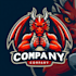 do awesome dragon mascot logo design with express delivery