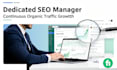 be your dedicated SEO manager for continuous organic traffic growth