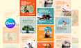 create performance driven meta static ads creative in canva