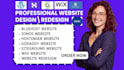 design wordpress website on siteground ionos hostinger blueshost godaddy website