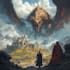 create fantasy or dnd party illustration