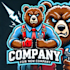 do make angry bear mascot logo with express delivery