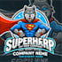 do design superhero wolf mascot logo with unlimited review