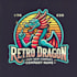 do create retro dragon mascot logo design with express delivery
