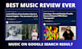 write a professional music press release post and publish