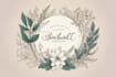 create beautiful hand drawn botanical boho logo