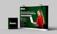 design trade show booth, backdrop and exhibition stand