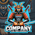 do make custom samurai mascot logo with express delivery