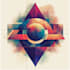 create abstract geometric digital art