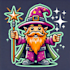 do create magical wizard mascot logo with express delivery