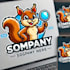 do make cool squirrel mascot logo with unlimited review