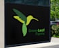 design family farm producing crops logo