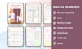 design a hyperlinked digital planner for etsy sellers