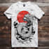 make unique tshirt design dark art japanese illustration