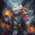 do scary horror creature and fantasy character concept art