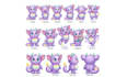 design unique children book characters with consistent expressions and poses