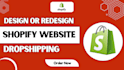 design shopify store design, shopify website, shopify store, shopify redesign