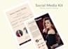 design professional media kit for influencers