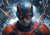 draw you into superhero cartoon character