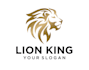 design king lion, lioness logo