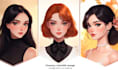 create characters in cartoon or anime style