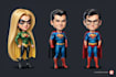 create an amazing superhero caricature character