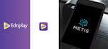 design tech technology crypto security and app icon logo