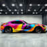 do itasha car wrap design, racing car wrap, car wrap design