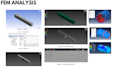 create 3d mechanical design and fem analysis