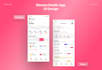 do professional mobile app UI design, figma mobile app design, app screenshots
