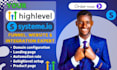 connect systeme io domain online course automation gohighlevel setu product page