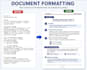 professionally format PDF, word and excel documents