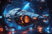 draw sci fi art and spaceship design
