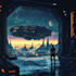 draw sci fi illustration and sci fi art