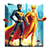 make drawing of super hero character