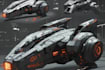 esign a spaceship sci fi illustration