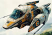 design a sci fi spaceship