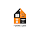 create a creative wood furniture store logo