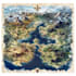 illustrate medieval fantasy and sci fi maps