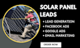 generate exclusive solar panel installation lead solar panel landing page design