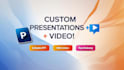 design professional and engaging powerpoint presentations and promo video