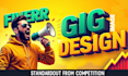 design clickable fiverr gig image, gig thumbnail and gig cover