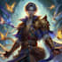 make a high quality dnd character art and dnd character