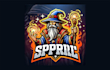 do amazing wizard spell mascot logo with free source file