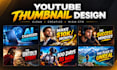 design viral perfect youtube thumbnails or miniature fast