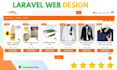 develop laravel website application